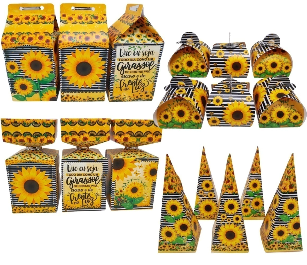lembrancinha de aniversario tema girassol