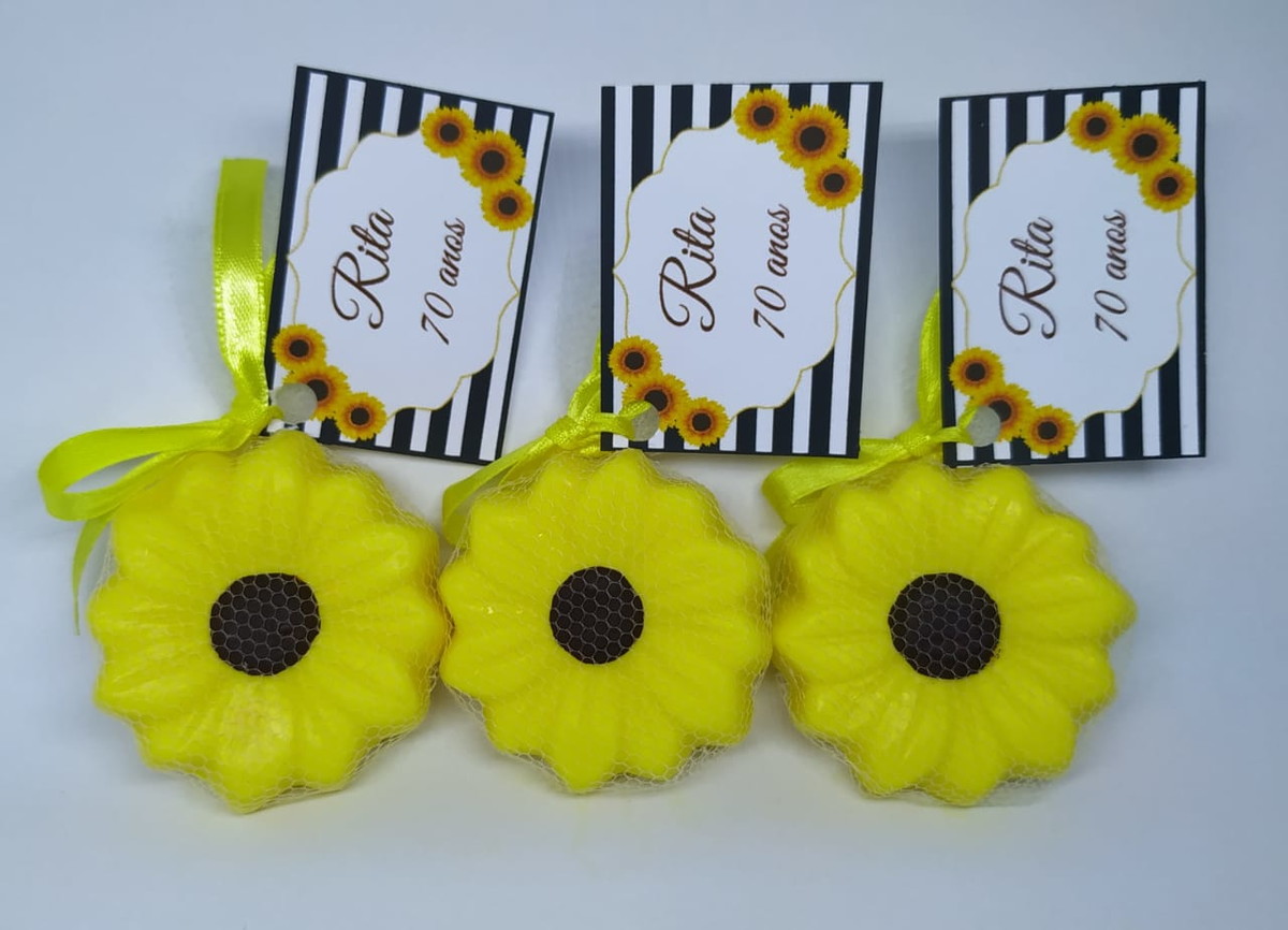 lembrancinha de aniversario tema girassol