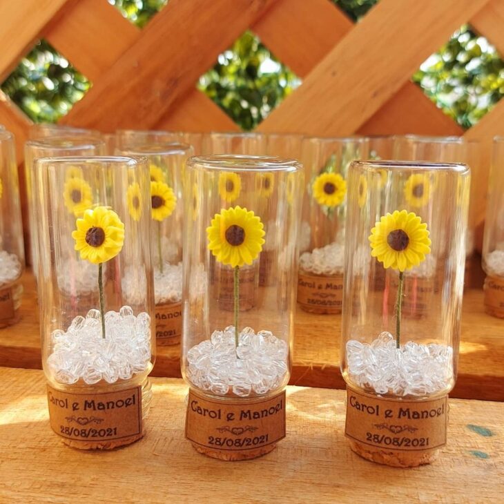 lembrancinha de aniversario tema girassol