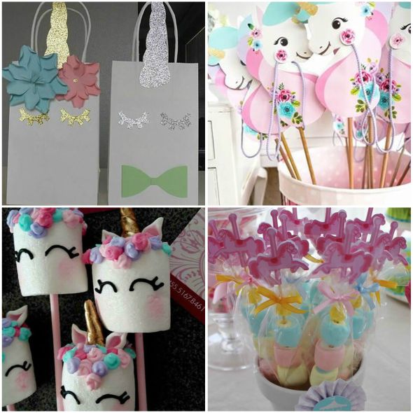 lembrancinha unicórnio vs lembrancinha princesa