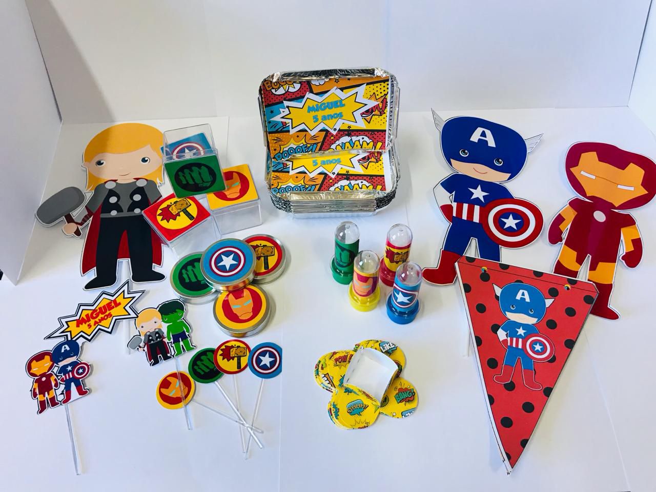 lembrancinha de aniversario vingadores