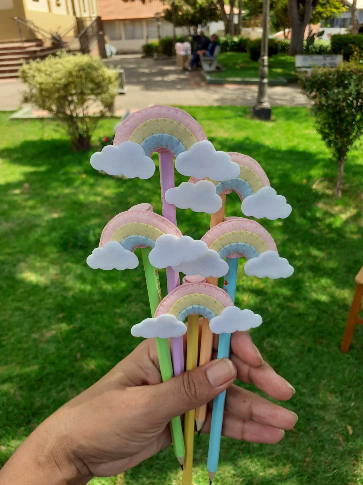 lembrancinha de arco iris