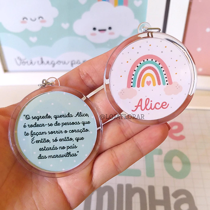 lembrancinha de arco iris