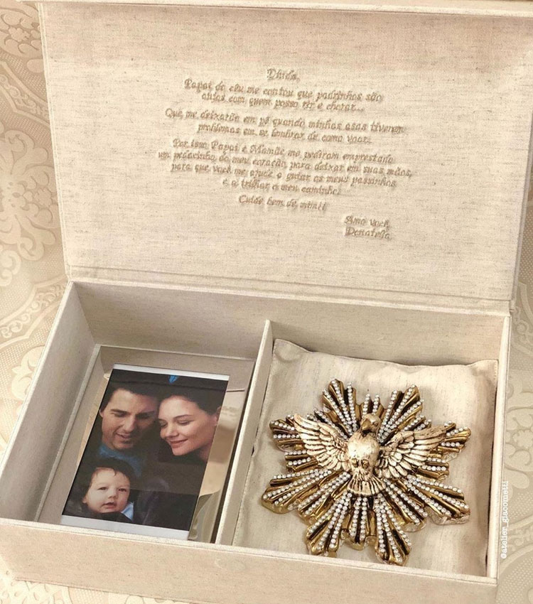 lembrancinha de batizado para padrinhos