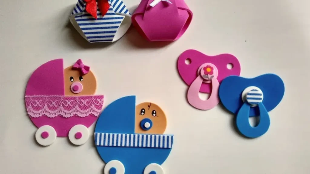 lembrancinha de bebe em eva