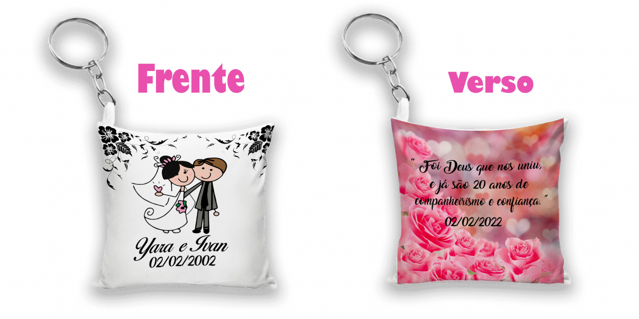 lembrancinha de casamento chaveiro