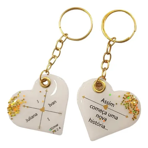 lembrancinha de casamento chaveiro