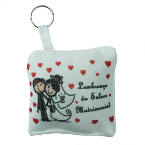 lembrancinha de casamento chaveiro