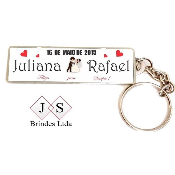 lembrancinha de casamento chaveiro
