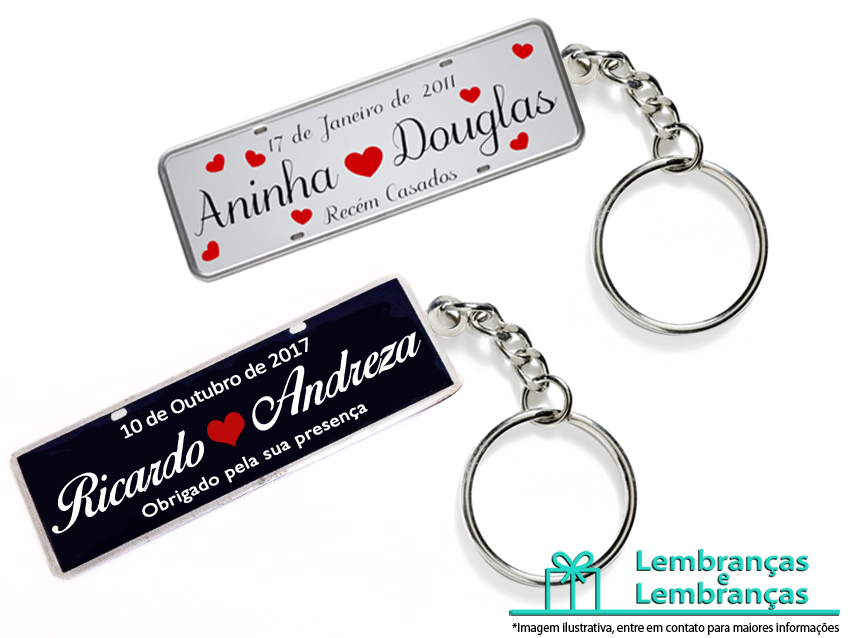 lembrancinha de casamento chaveiro