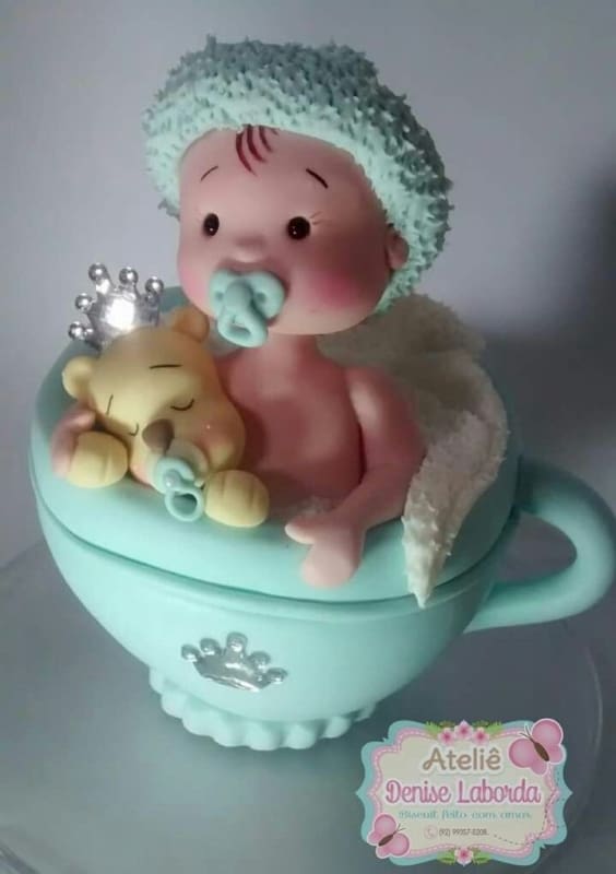 lembrancinha de cha de fraldas de biscuit