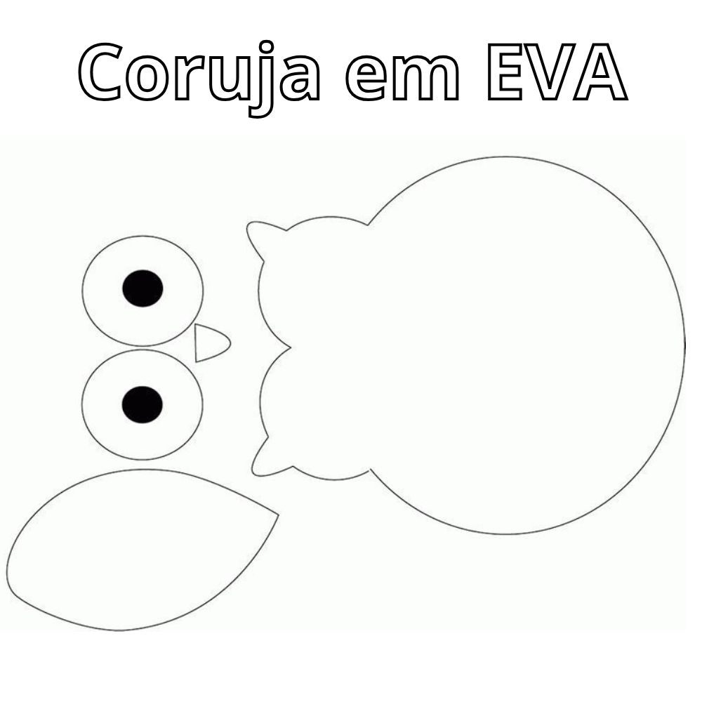 como fazer coruja de eva passo a passo
