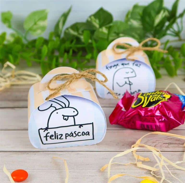 lembrancinha de eva com bombom