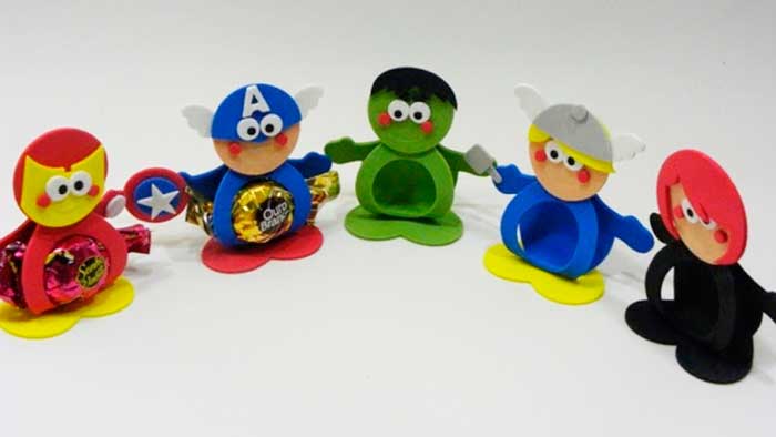 lembrancinha de eva os vingadores