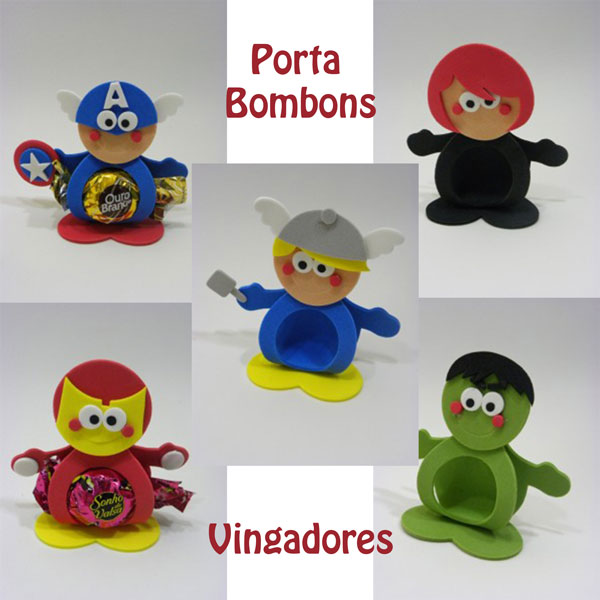 lembrancinha de eva os vingadores