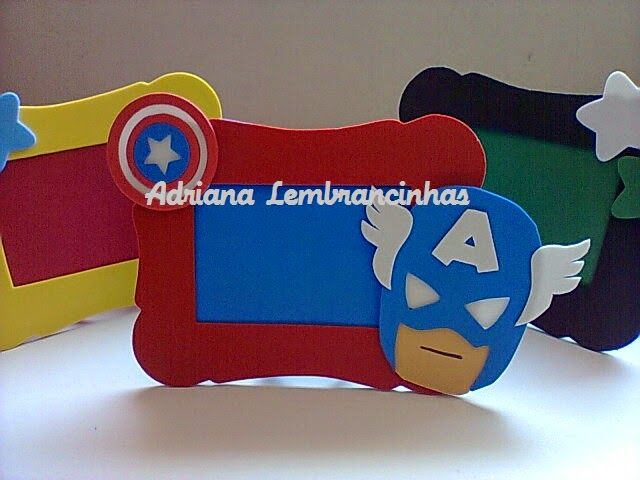 lembrancinha de eva os vingadores