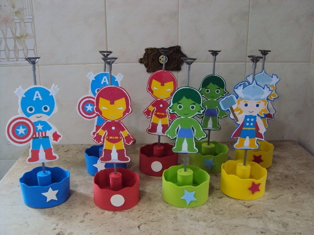 lembrancinha de eva os vingadores