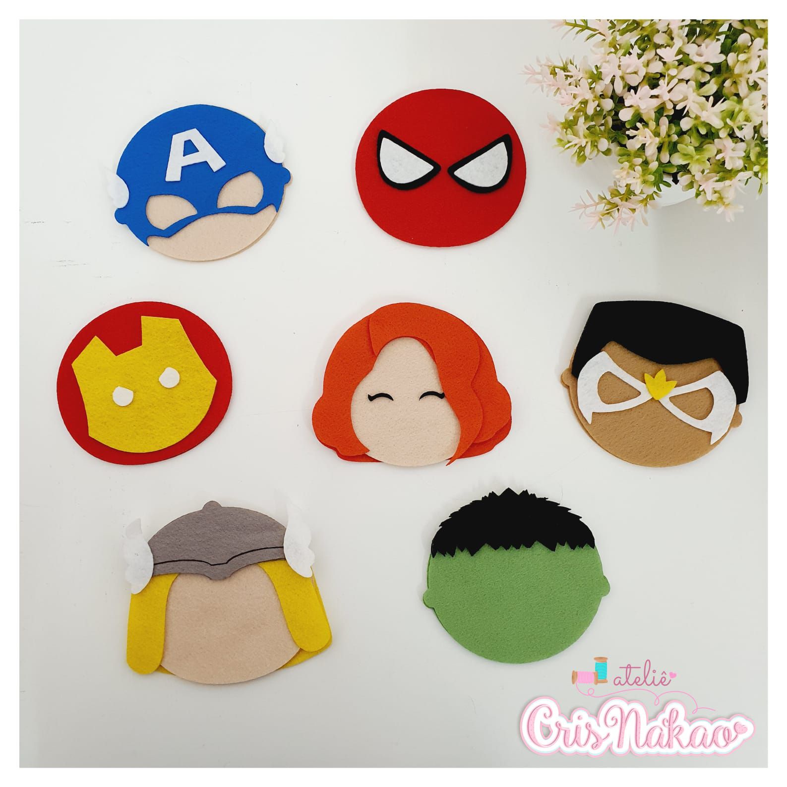 lembrancinha de eva os vingadores