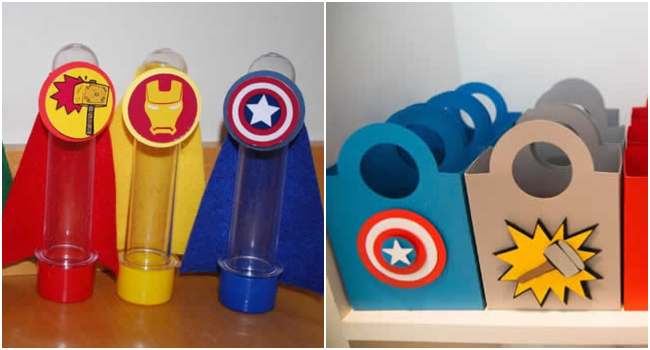 lembrancinha de eva os vingadores