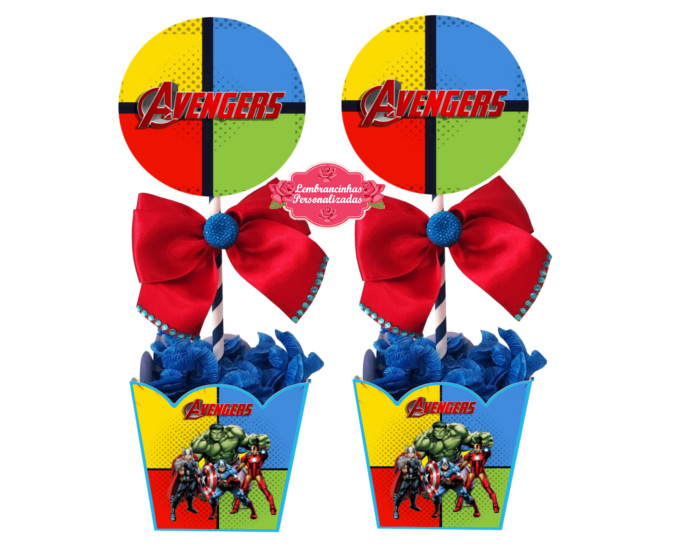 lembrancinha de eva os vingadores