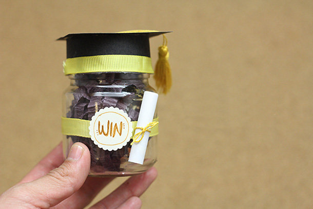 lembrancinha de eva para formatura