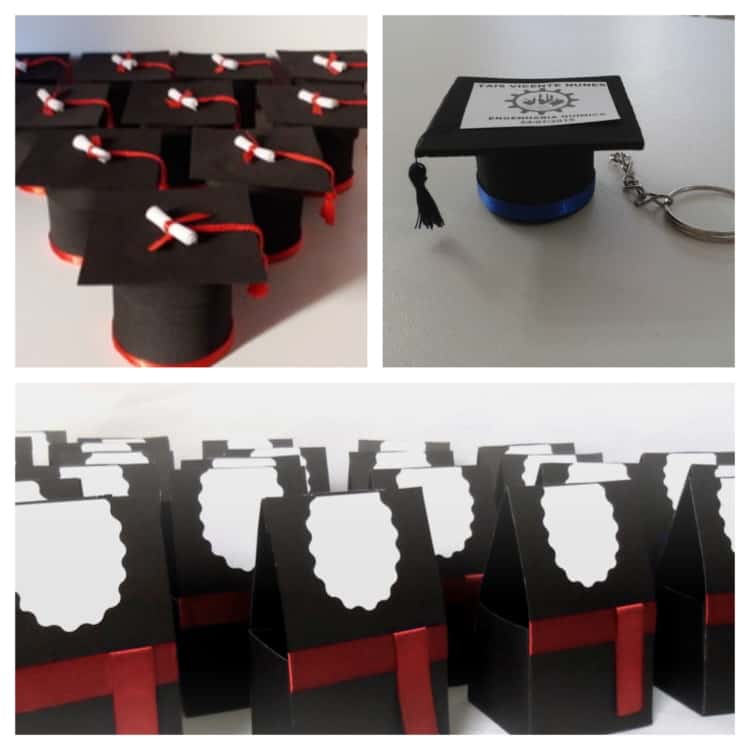 molde gratuito lembrancinha formatura capelo em eva