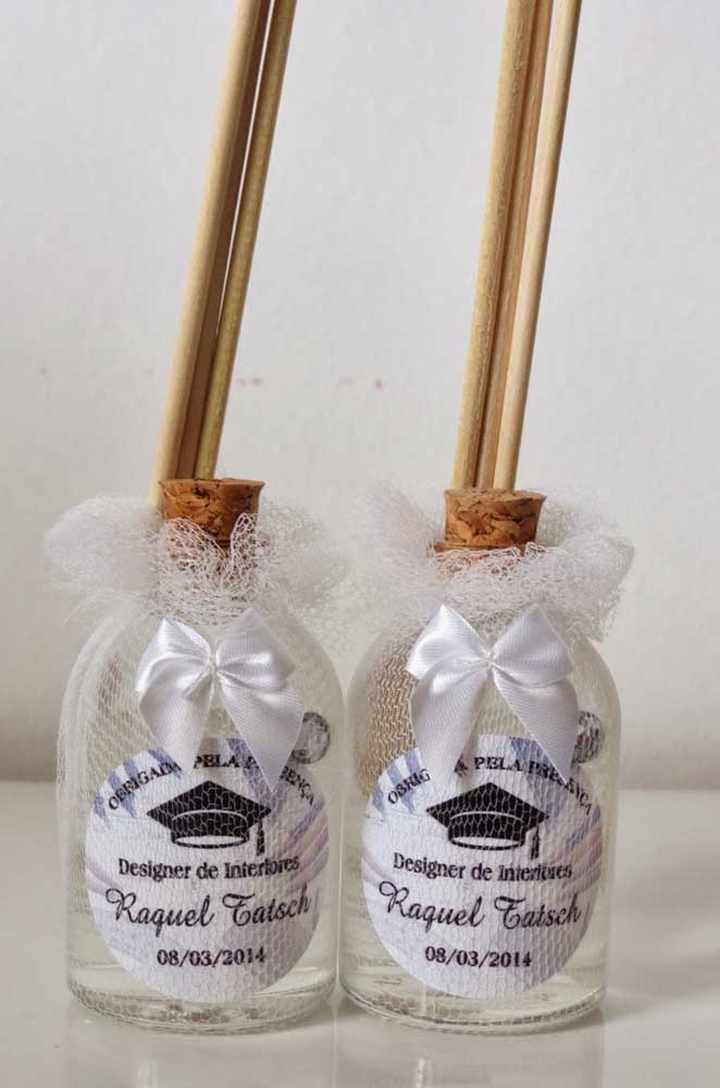 lembrancinha garrafinha formatura contabilidade