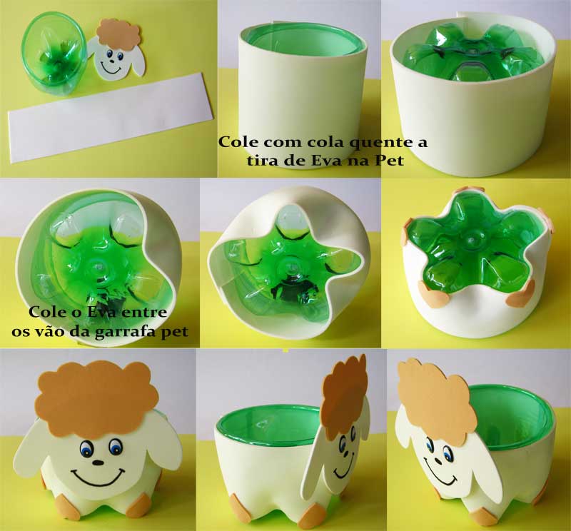 lembrancinha garrafa pet criativa