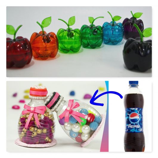 diy lembrancinha dia das mães garrafa pet