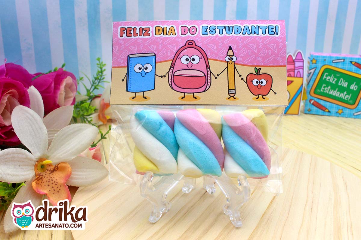 lembrancinha de marshmallow