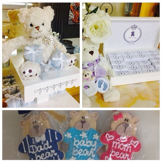 lembrancinha maternidade prata