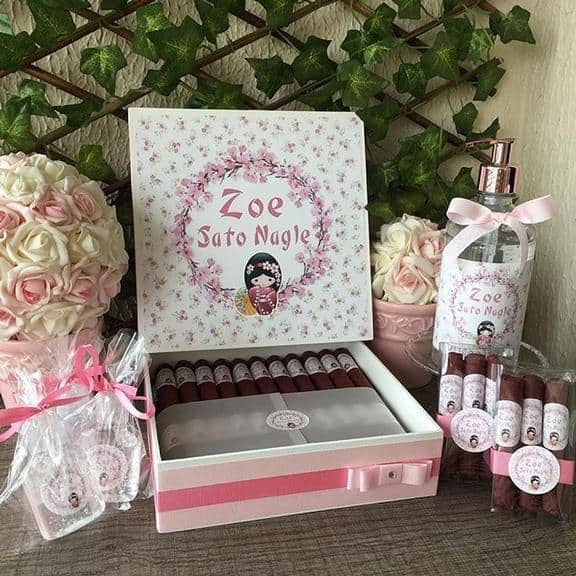 lembrancinha maternidade luxo