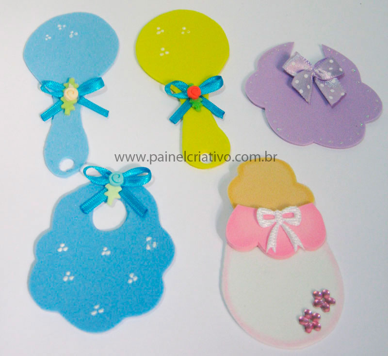 como fazer chaveiro de ursinho em EVA para maternidade