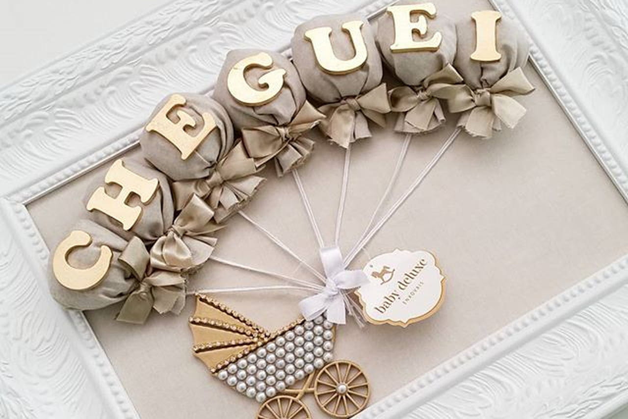 ideias inspiradoras de lembrancinhas de maternidade em EVA