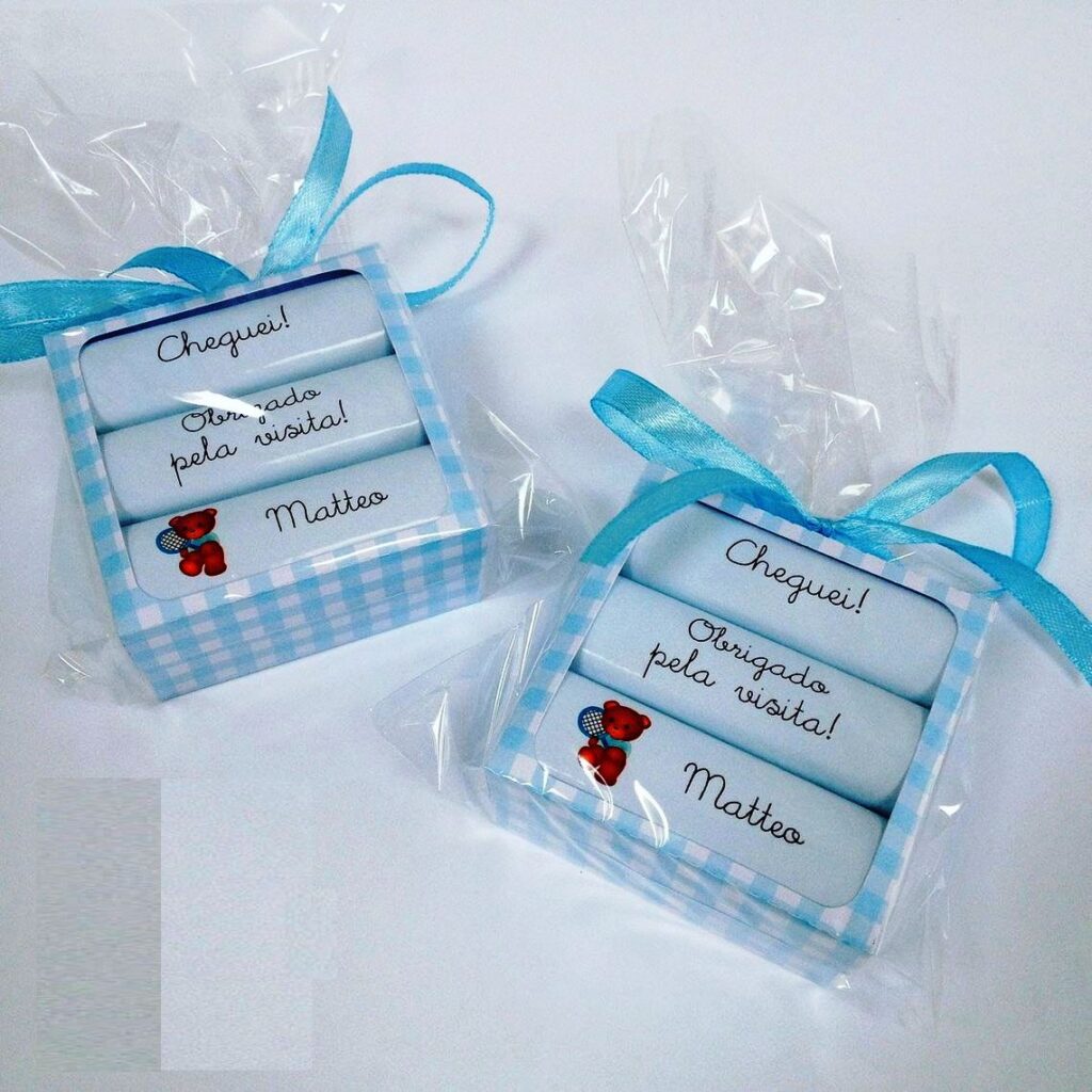 ideias inspiradoras de lembrancinhas de maternidade em EVA