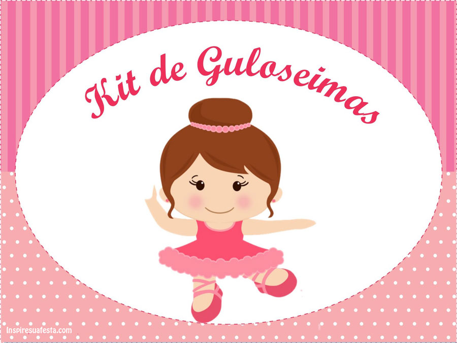 ideias de lembrancinha de mesa bailarina para festa infantil