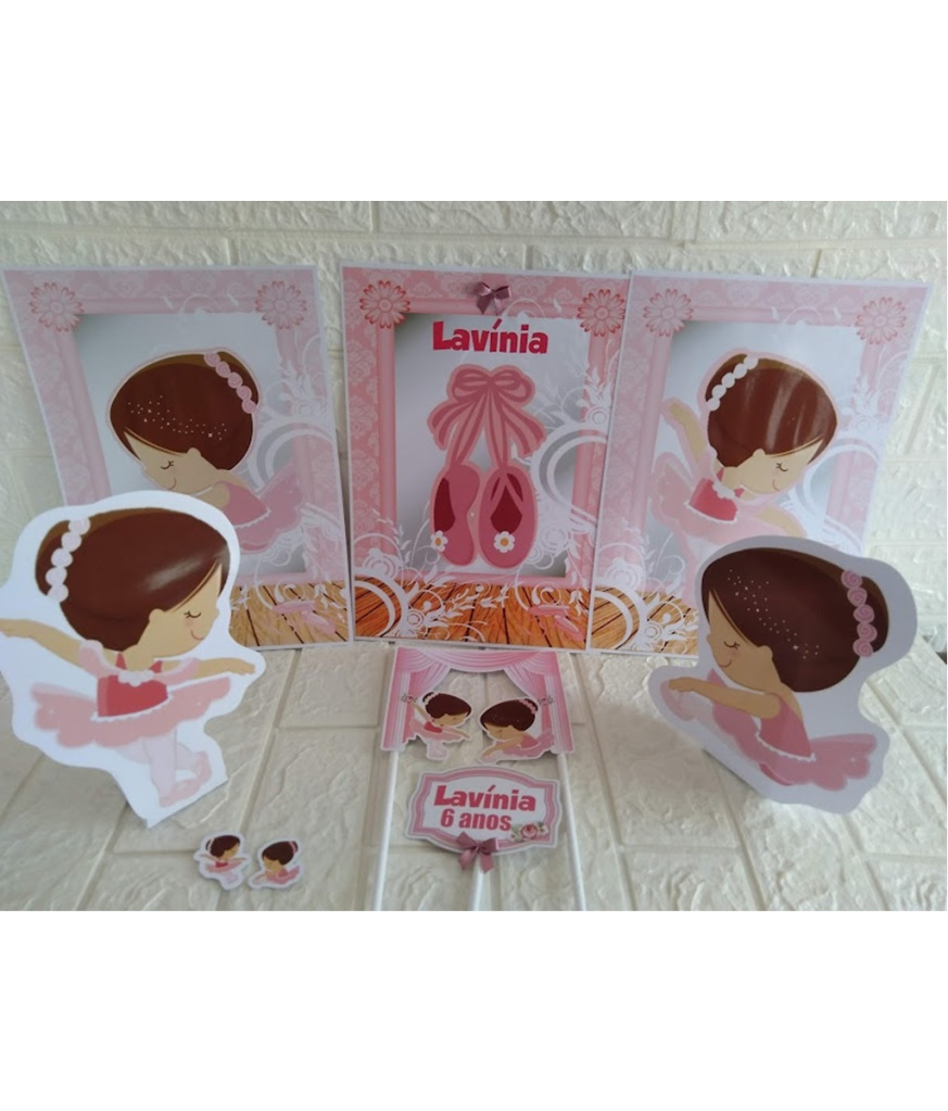 lembrancinha de mesa de bailarina