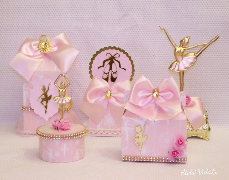 ideias de lembrancinha de mesa bailarina para festa infantil