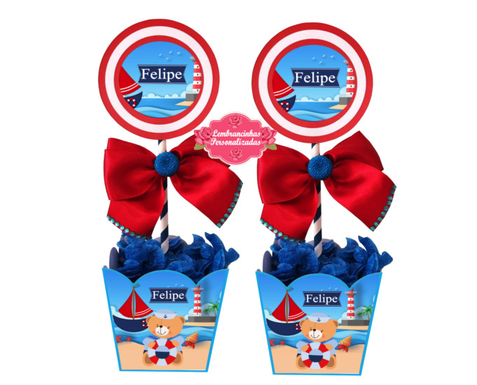 lembrancinha de mesa do marinheiro