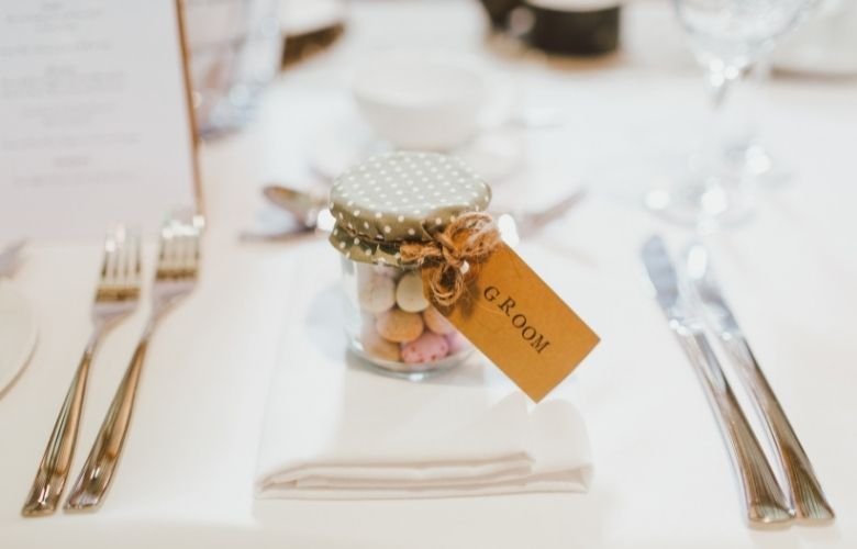 lembrancinha de mesa para casamento sustentável