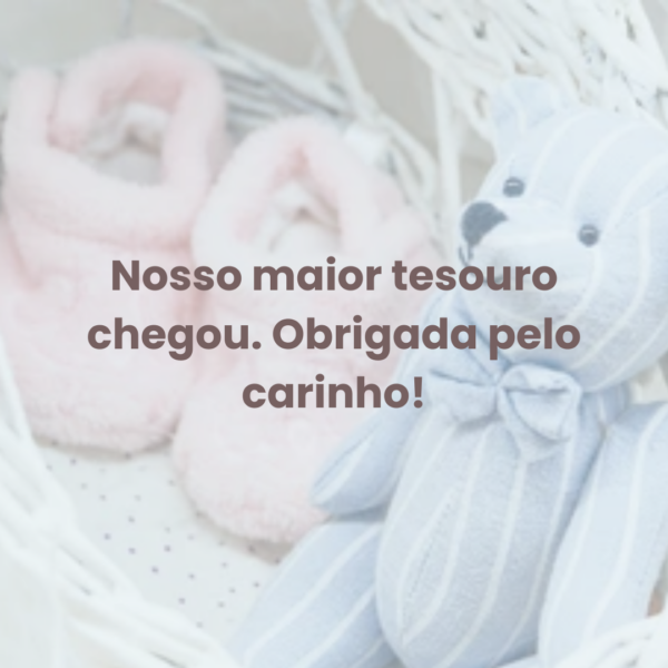 ideias de lembrancinhas para bebê com frase