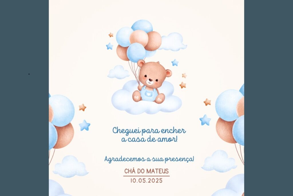 lembrancinha de nascimento evangélica com mensagem
