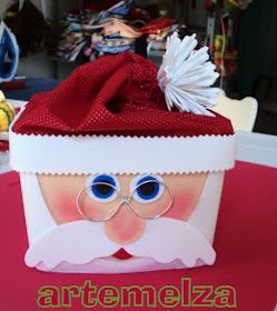 diy lembrancinha natal pote plástico