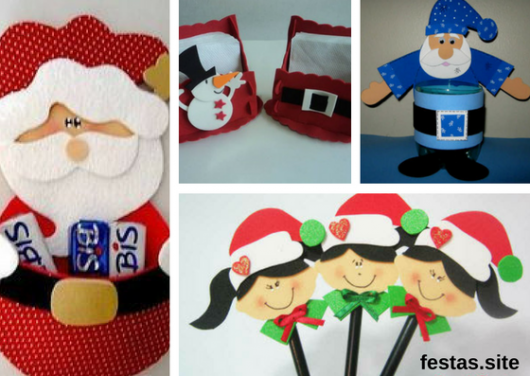 10 Moldes Gratuitos de Lembrancinhas de Natal em EVA para Imprimir