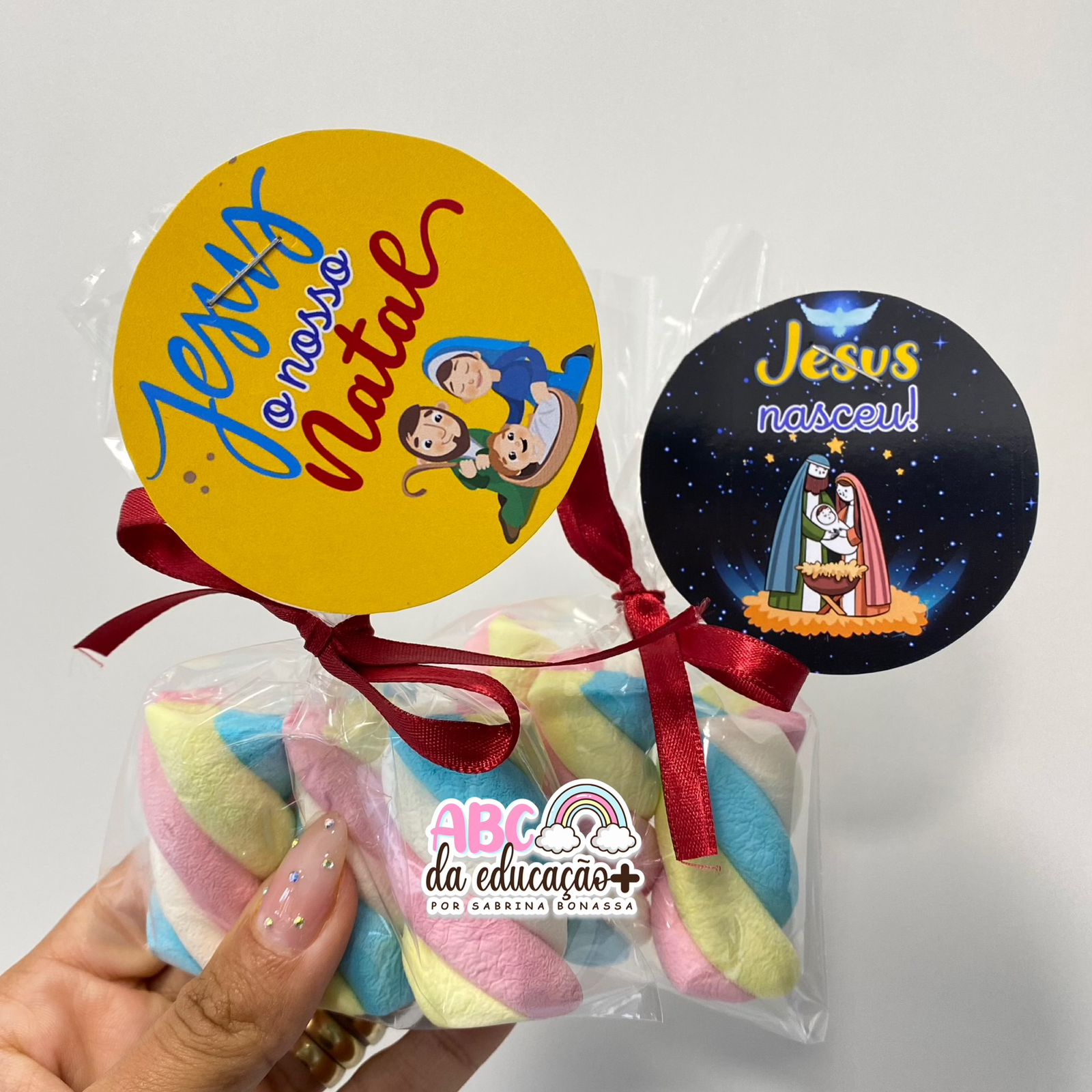 lembrancinha de natal com mensagem bíblica