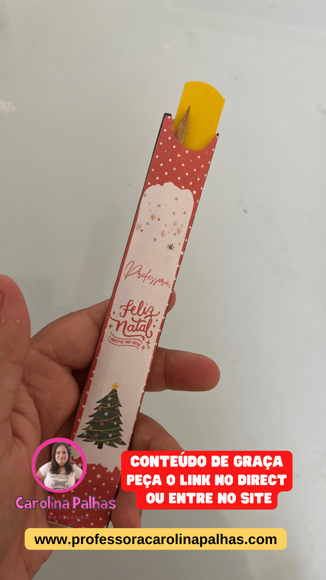 lembrancinha de natal para professores