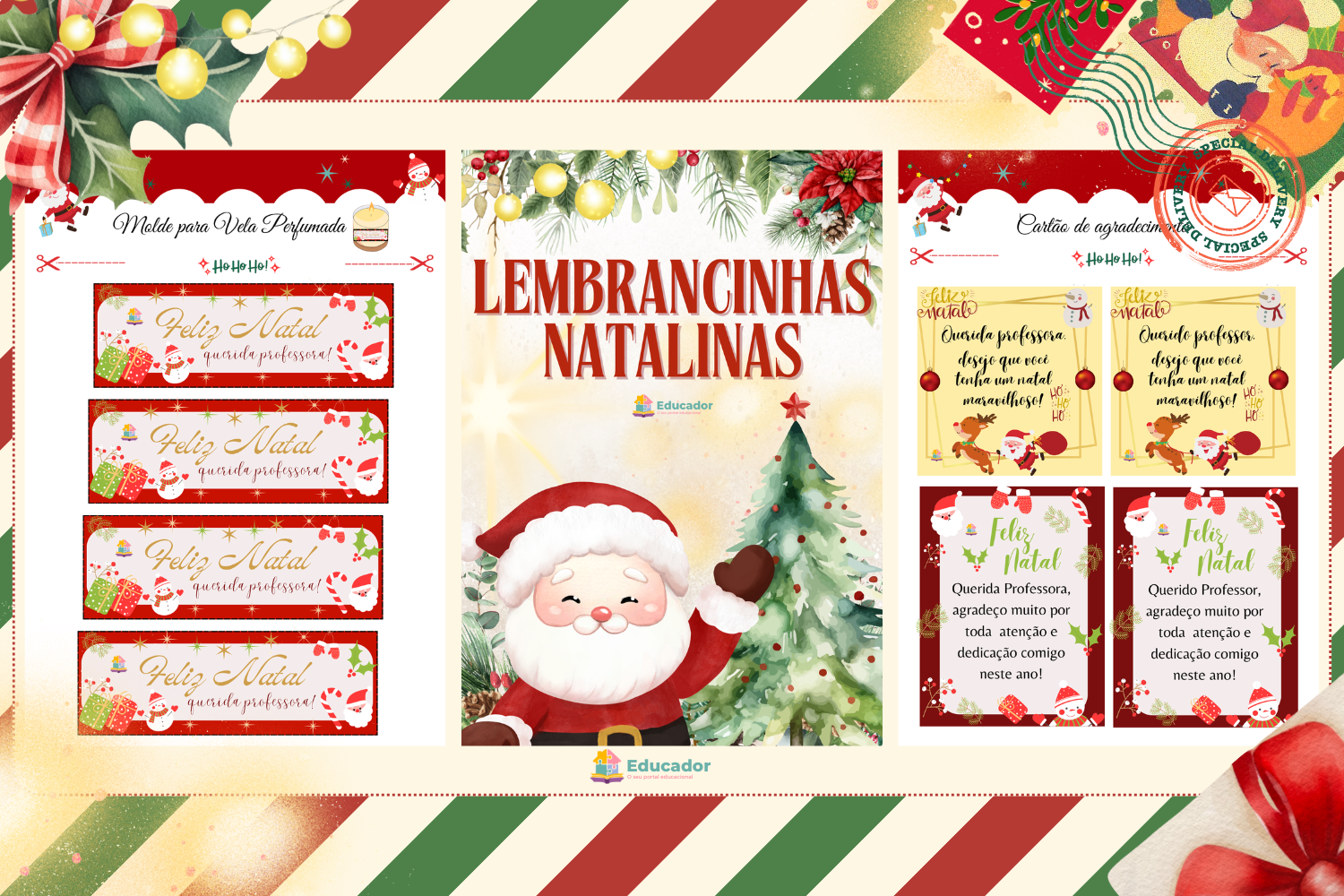lembrancinha de natal para professores