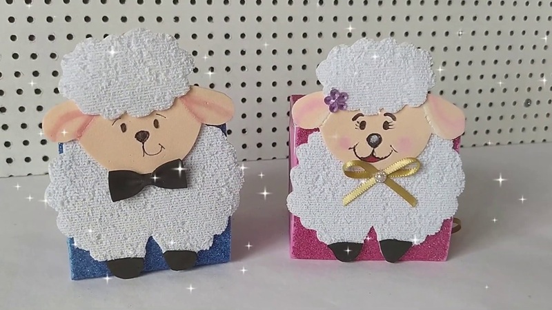 erros comuns ao fazer lembrancinhas de ovelha em eva