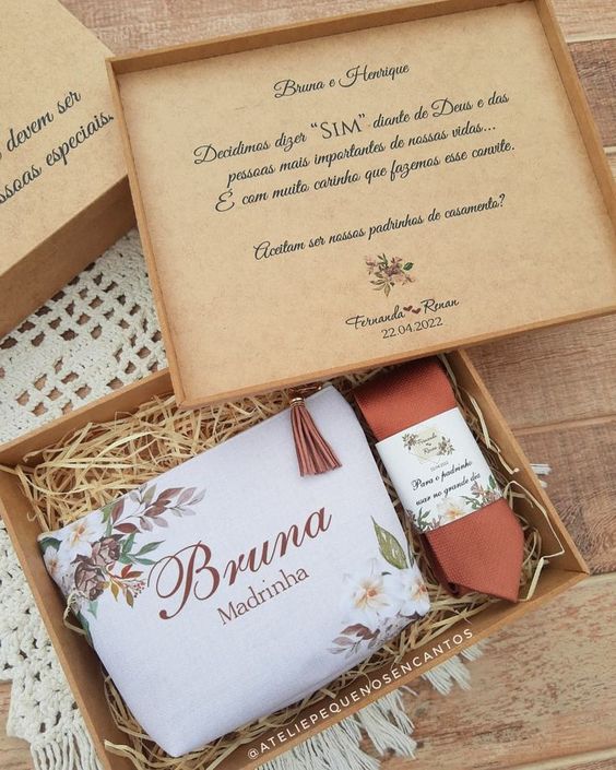 quanto gastar em lembrancinhas para padrinhos de casamento