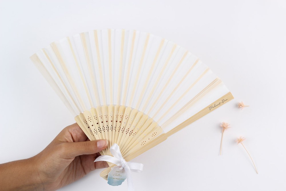 leque de noiva para casamento no verão